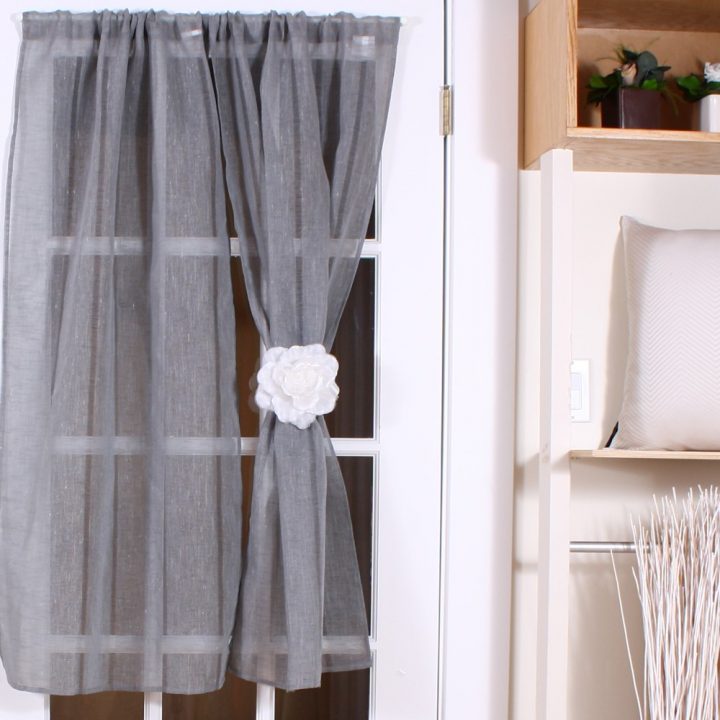 Rideau Passe Tringle Andria Gris (Paire) | Fabricville pour Rideau Passe Tringle