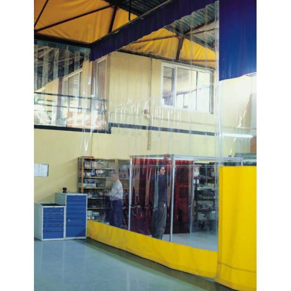 Rideau Plastique Industriel Transparent, Rideaux En destiné Rideau Thermique Anti Froid