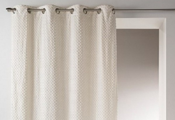 Rideau Polaire Ecru – 140 X 260 Cm destiné Rideau Doublé Polaire