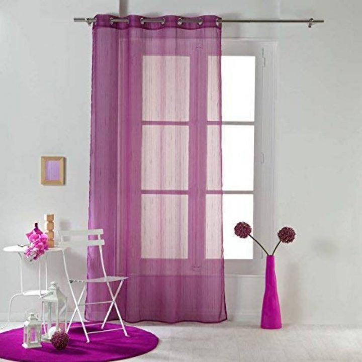 Rideau Prune Faire Le Bon Choix Pour 2020 | Décoration pour Rideau Lulu Castagnette