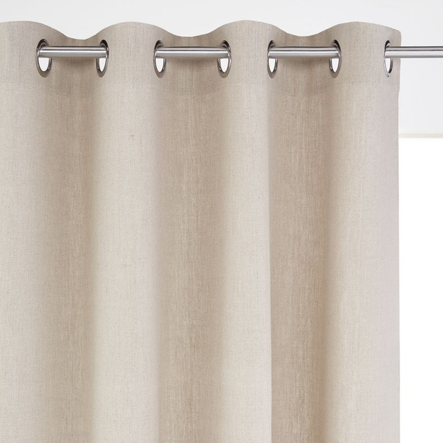 Rideau Pur Lin Barica La Redoute Interieurs | La Redoute encequiconcerne Rideau Lin Pas Cher