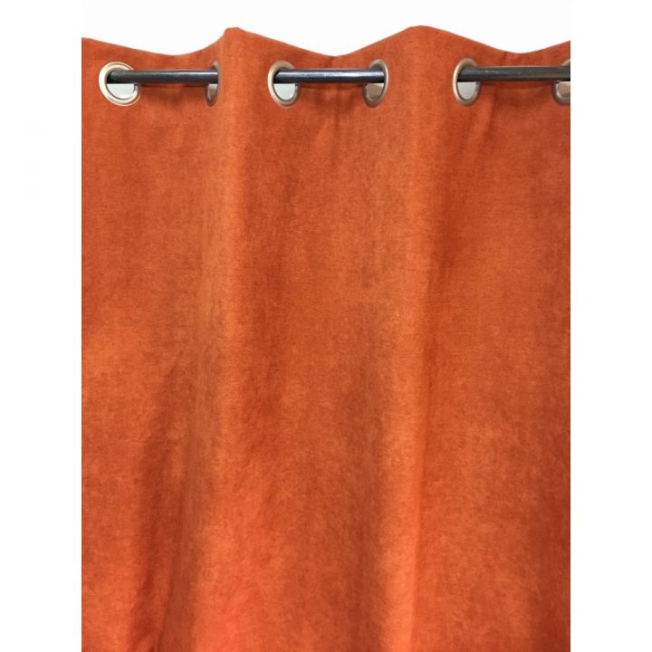 Rideau Rouille Isolant Thermique Occultant Uni pour Rideau Isolant Thermique Avis