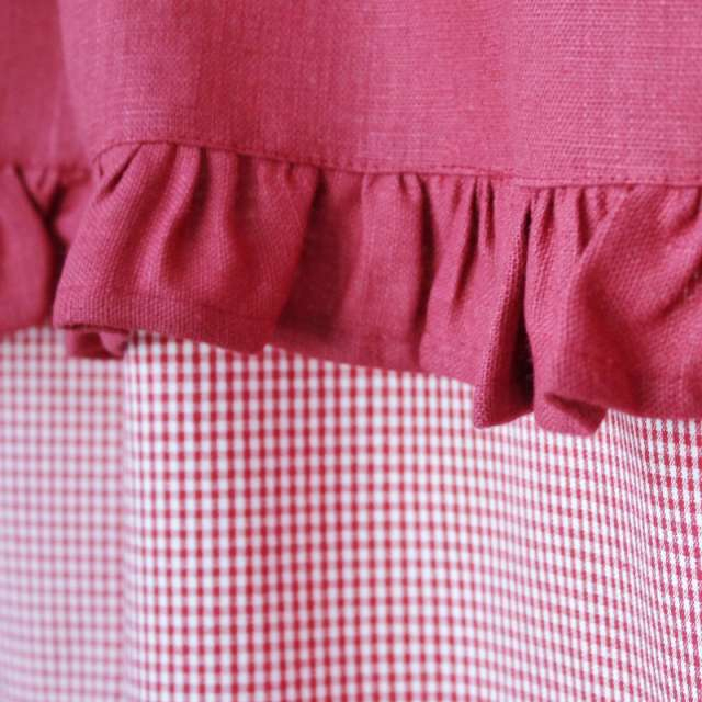 Rideau Sous-Evier Vichy Brodé "Côté Cuisine" En Vente Chez à Rideau Vichy Rideau Sous-Evier Vichy Brodé "Côté Cuisine" En Vente Chez à Rideau Vichy