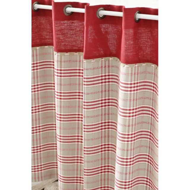 Rideau Sous Plan De Travail De Cuisine Sur-Mesure Campagne destiné Rideau Sous Evier