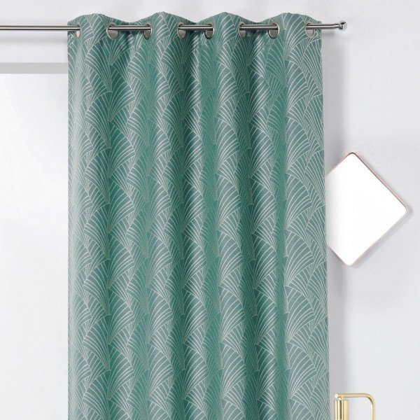 Rideau Tamisant (135 X 250 Cm) Ardeco Vert Clair – Rideau destiné Rideau Enfant Vert