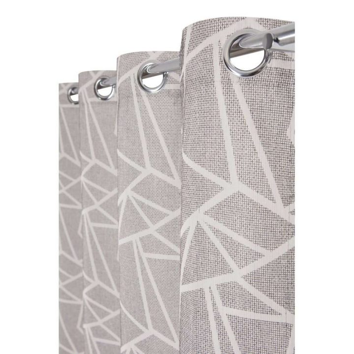 Rideau Tamisant 140 X 260 Cm Jacquard Motif Géométrique tout Rideau Motif Geometrique Rideau Tamisant 140 X 260 Cm Jacquard Motif Géométrique tout Rideau Motif Geometrique