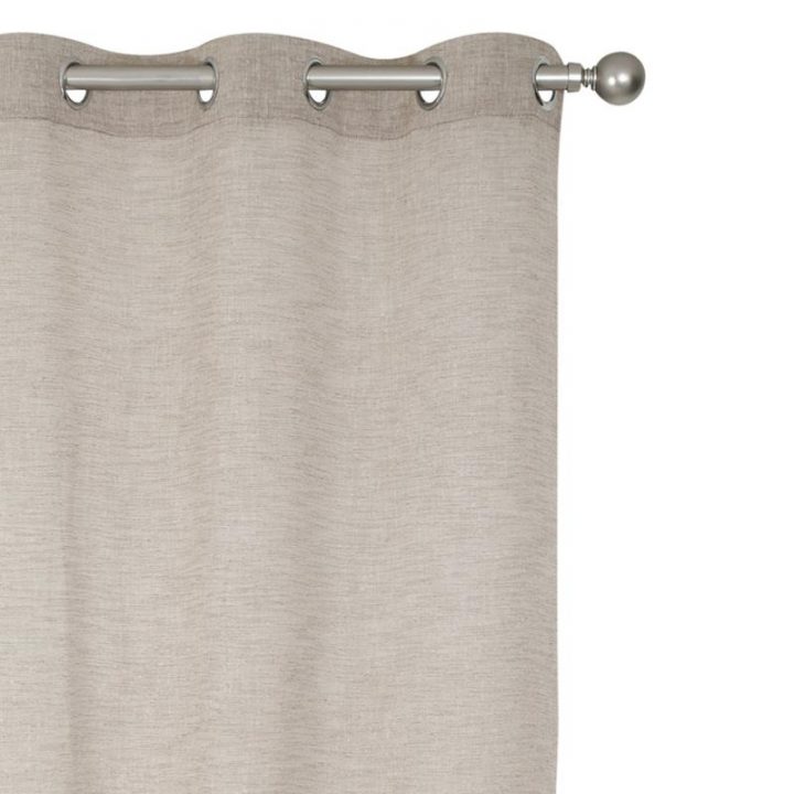 Rideau Tamisant (140 X H240Cm) Effet Lin Beige| Yesdeko serapportantà Rideau Lin Beige