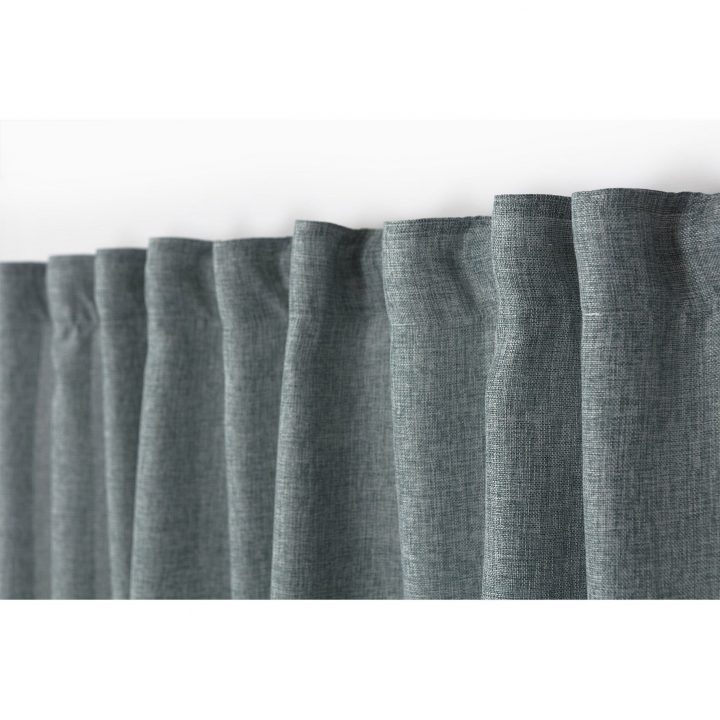 Rideau Tamisant Grande Largeur, Copenhague Ruflette, Vert dedans Rideau Ruflette Rideau Tamisant Grande Largeur, Copenhague Ruflette, Vert dedans Rideau Ruflette