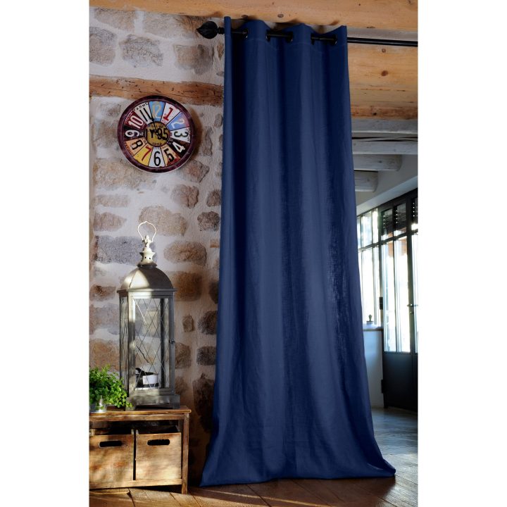 Rideau Tamisant, Ramie, Bleu Marine, L.145 X H.260 Cm serapportantà Rideau Voilage Bleu Marine Rideau Tamisant, Ramie, Bleu Marine, L.145 X H.260 Cm serapportantà Rideau Voilage Bleu Marine