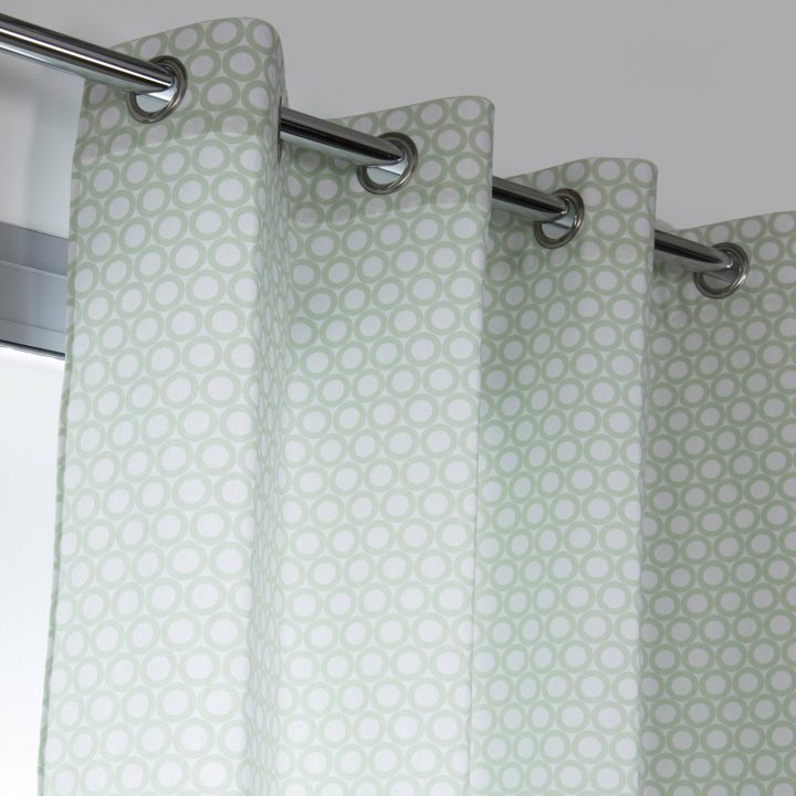 Rideau Tamisant, Rolli, Vert Deau N°6, L.140 X H.250 Cm tout Rideaux Bleu Ciel Rideau Tamisant, Rolli, Vert Deau N°6, L.140 X H.250 Cm tout Rideaux Bleu Ciel