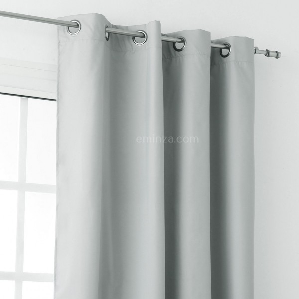Rideau Thermique (140 X H250 Cm) Sun Gris – Rideau dedans Rideau Thermique Avis