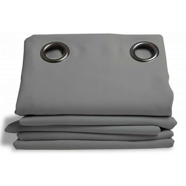 Rideau Thermique Et Occultant Gris Plume – Rideaux Moondream tout Rideau Plume