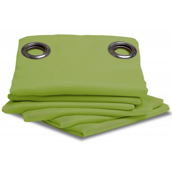 Rideau Thermique Et Occultant Vert Pomme – Rideaux Moondream pour Rideau Thermique Été