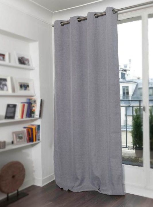 Rideau Thermique – Gris Clair – Moondream | Decofinder dedans Rideau Thermique Été