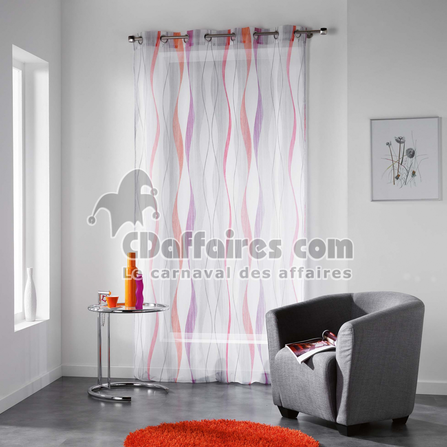 Rideau Thermique, Rideau Phonique, Rideau Occultant avec Rideau Occultant 140X180