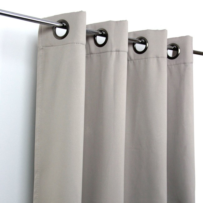 Rideau Tissu Occultant Et Thermique Sacha Grège concernant Rideau Occultant Et Thermique