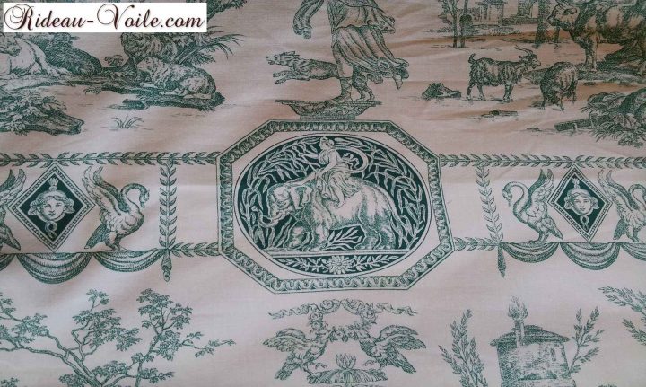 Rideau Toile De Jouy Curtain Decoration Fuggony Vorhang intérieur Rideaux Toile De Jouy