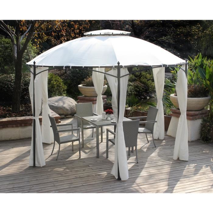 Rideau Tonnelle Blanc – Agencement De Jardin Aux Meilleurs concernant Rideau De Tonnelle