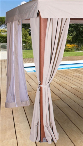 Rideau Tonnelle De Jardin Bois Riviera 3X3 concernant Rideau Pour Tonnelle 3X3 Rideau Tonnelle De Jardin Bois Riviera 3X3 concernant Rideau Pour Tonnelle 3X3