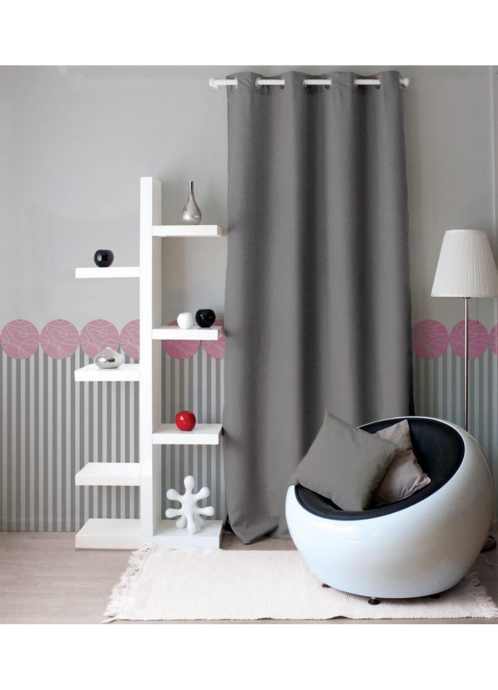 Rideau Uni À Oeillets (Gris), (Vieux Rose), (Fuchsia serapportantà Rideau Velours Vieux Rose Rideau Uni À Oeillets (Gris), (Vieux Rose), (Fuchsia serapportantà Rideau Velours Vieux Rose