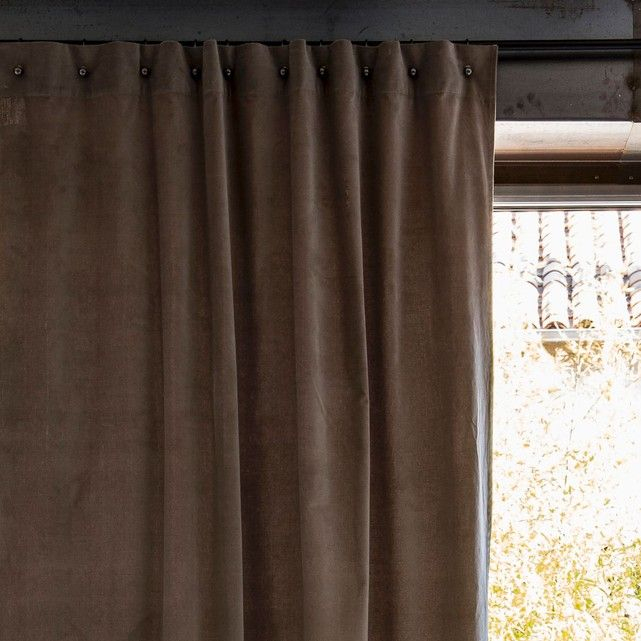Rideau Velours Petits Œillets Lavezzi – Taille : 140X220 tout Rideaux Petite Taille Rideau Velours Petits Œillets Lavezzi – Taille : 140X220 tout Rideaux Petite Taille