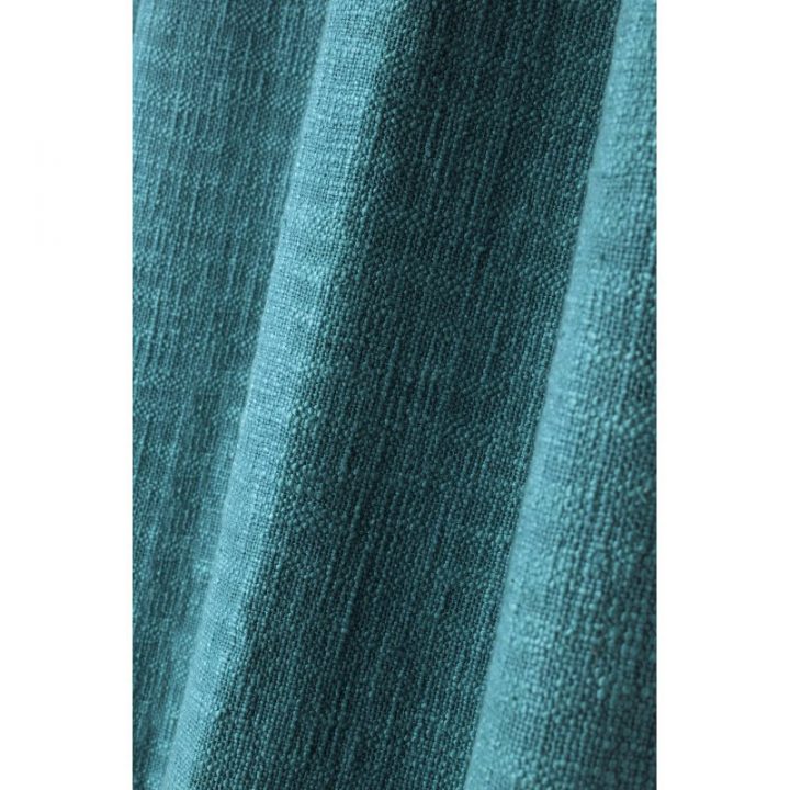 Rideau Venise 140 X 260 Bleu Canard avec Rideau Voilage Bleu Canard