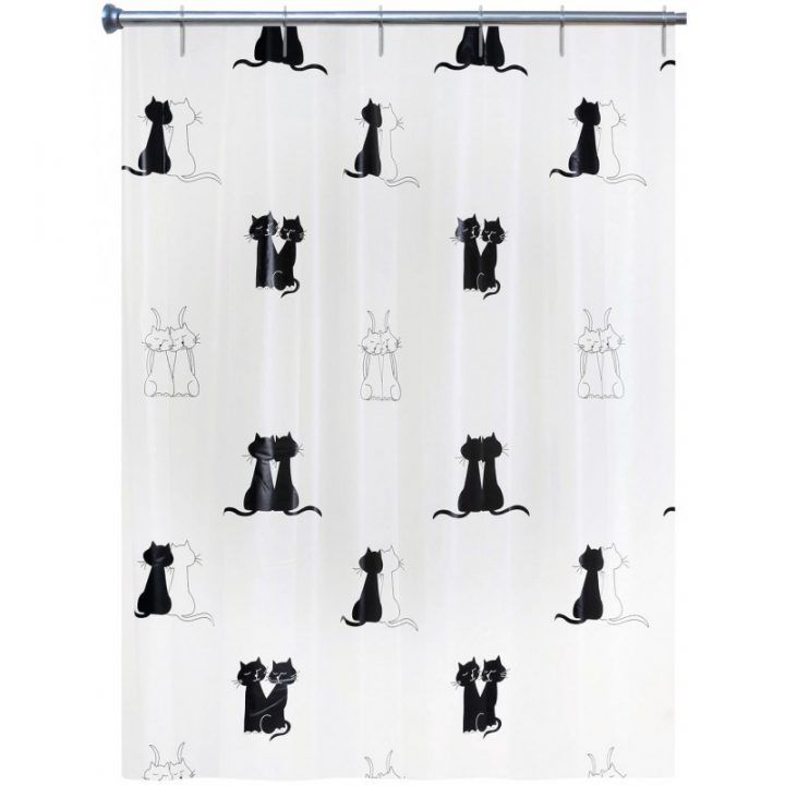 Rideau Vinyle Arvix – Chats- Longueur 180 Cm – Hauteur 200 intérieur Rideau Occultant Hauteur 200 Cm