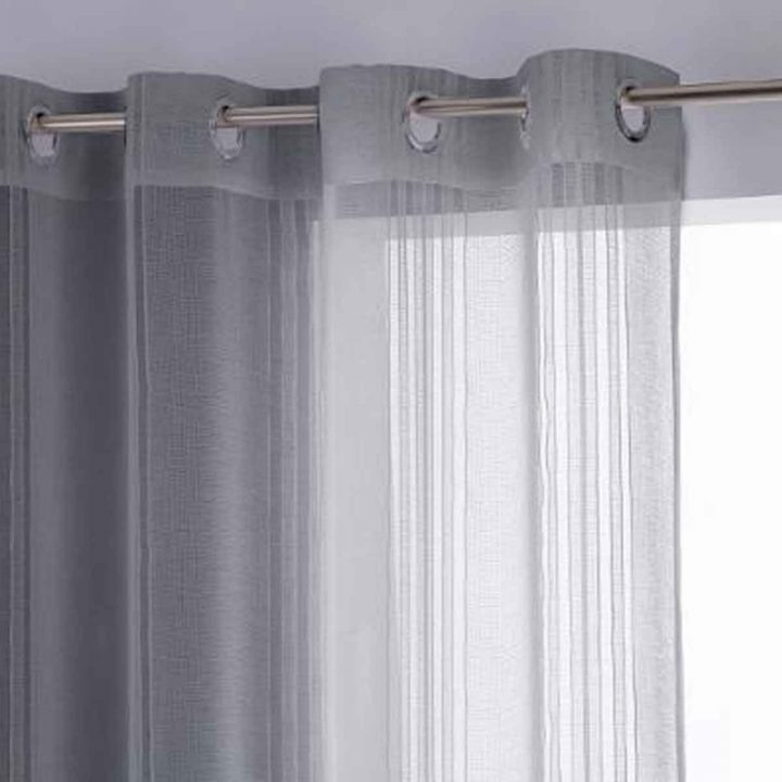 Rideau Voilage Gris à Rideaux Grande Hauteur 350 Rideau Voilage Gris à Rideaux Grande Hauteur 350