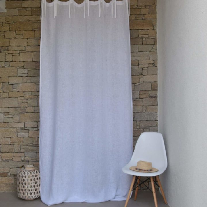 Rideau Voilage Modèle Gaze De Lin Fine Blanc – Le Monde De concernant Rideau Lin Maison Du Monde Rideau Voilage Modèle Gaze De Lin Fine Blanc – Le Monde De concernant Rideau Lin Maison Du Monde