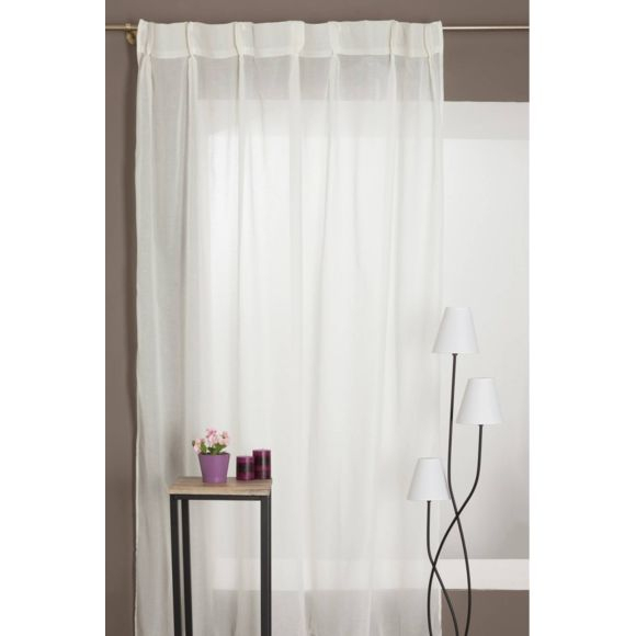 Rideaudiscount – Rideau Galon Fronceur Grande Hauteur à Rideau Effet Lin