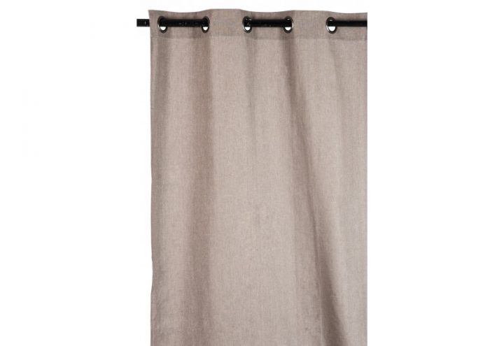 Rideaux À Anneaux En Lin Brun 135X270Cm J-Line J-Line By pour Rideaux Couleur Lin Rideaux À Anneaux En Lin Brun 135X270Cm J-Line J-Line By pour Rideaux Couleur Lin