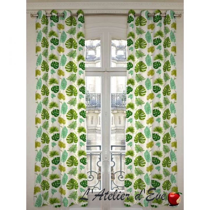 Rideaux À Oeillets Sunset, Feuillage Luxueux Et Généreux à Rideaux Ruflette Pret Poser
