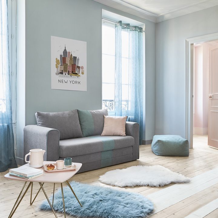 Rideaux De Salon : 10 Idées Pour Vous Inspirer – Blog But pour Rideaux Bleu Ciel Rideaux De Salon : 10 Idées Pour Vous Inspirer – Blog But pour Rideaux Bleu Ciel