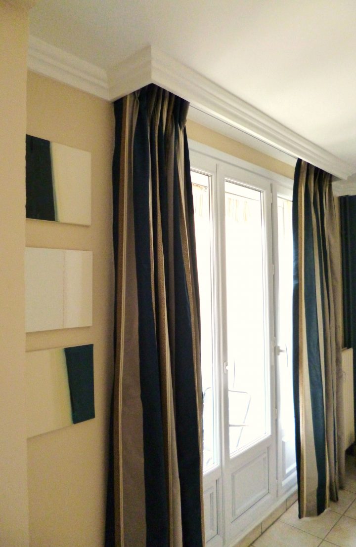 Rideaux Doublés Salon En Taffetas, Rideaux En Taffetas encequiconcerne Rideaux Taffetas