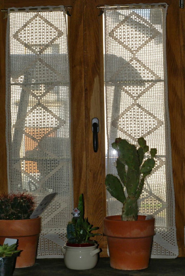 Rideaux En Crochet Filet De La Salle A Manger pour Rideaux Salle À Manger