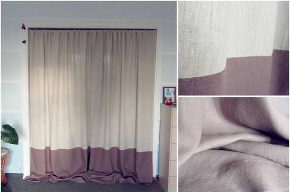 Rideaux En Lin Bicolore Réalisé Sur Commande serapportantà Rideaux À Lamelles Souples Rideaux En Lin Bicolore Réalisé Sur Commande serapportantà Rideaux À Lamelles Souples