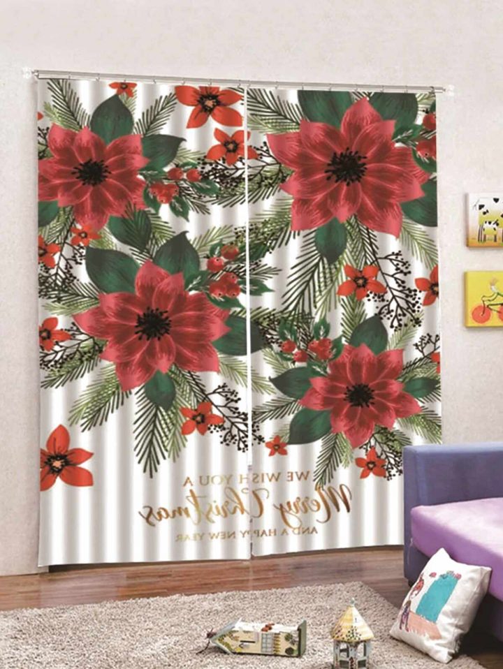 Rideaux Fleuri 2 D’occasion | Plus Que 4 À -60% concernant Rideaux Fleuris