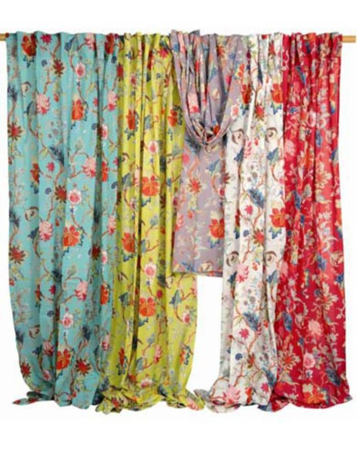 Rideaux Fleuris | Rideaux Fleuris, Rideaux Et Rideaux intérieur Rideaux Fleuris