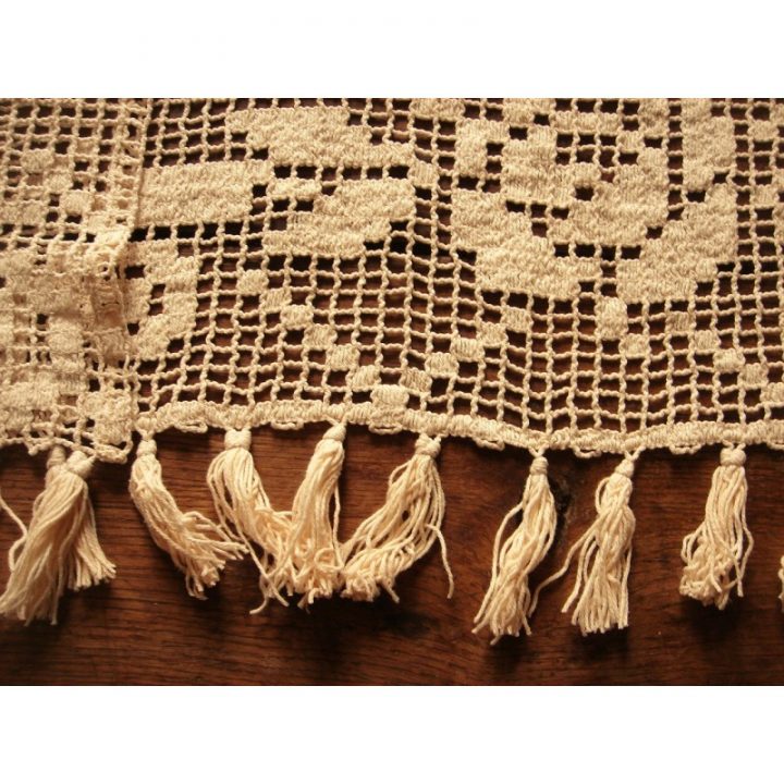 Rideaux Linges Anciens | Toile À Matelas Rouge + Crochet serapportantà Rideaux Anciens