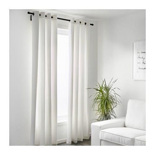 Rideaux Opaques, 2 Panneaux Merete Blanchi Blanc En 2019 concernant Rideaux Opaques Rideaux Opaques, 2 Panneaux Merete Blanchi Blanc En 2019 concernant Rideaux Opaques