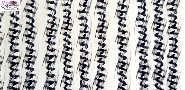 Rideaux Plastique Avec Lanières Torsadées dedans Rideau Lanière Plastique