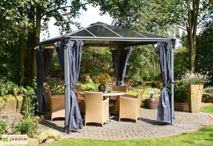 Rideaux Pour Tonnelle De Jardin 3X3 – Agencement De Jardin encequiconcerne Rideaux Pour Tonnelle