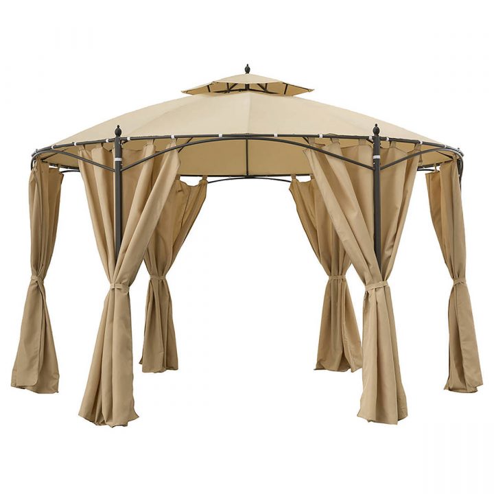 Rideaux Pour Tonnelle Iloha Beige Hespéride intérieur Rideau De Tonnelle