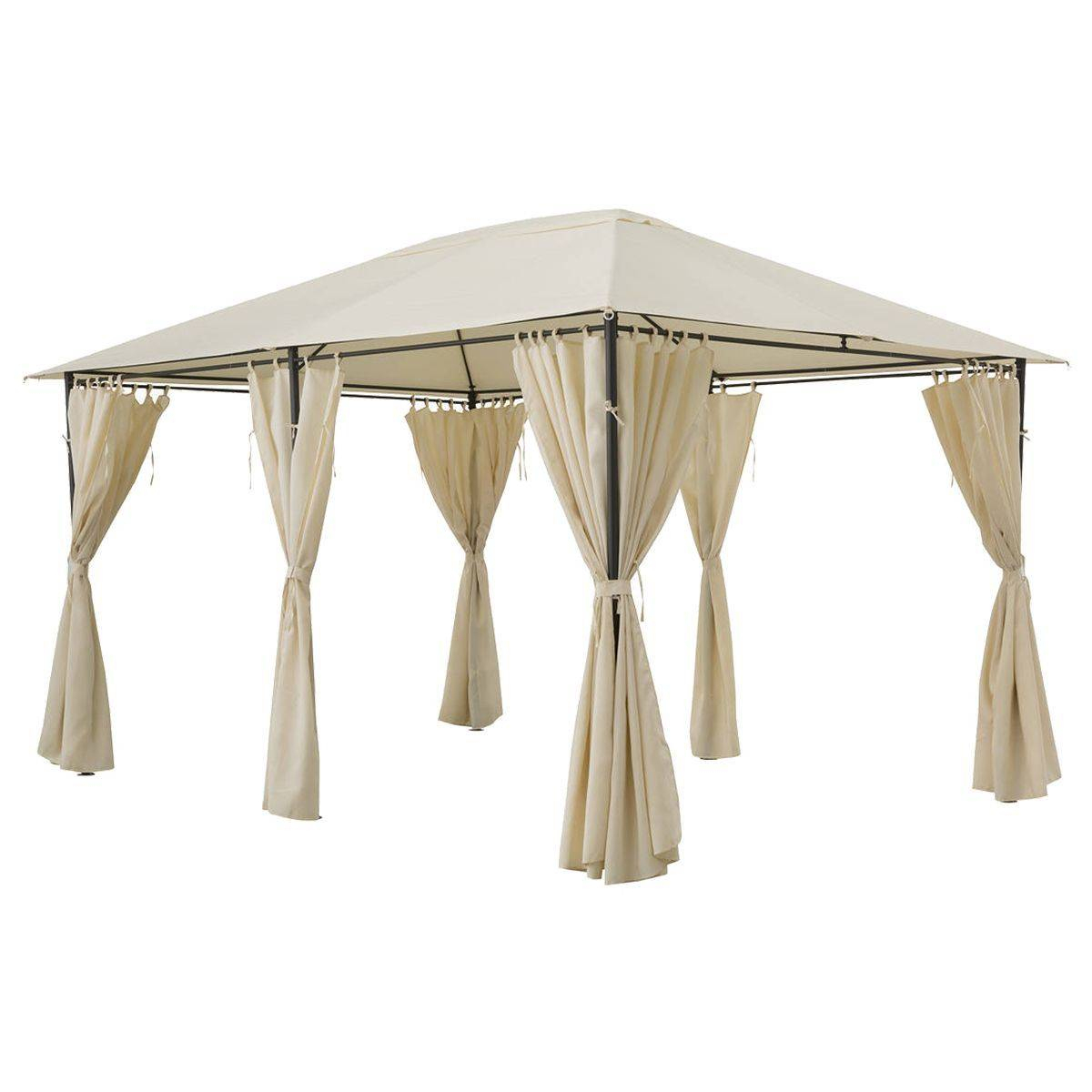 Rideaux Pour Tonnelle Santorini Écru Hespéride intérieur Rideaux 3M De Haut Rideaux Pour Tonnelle Santorini Écru Hespéride intérieur Rideaux 3M De Haut