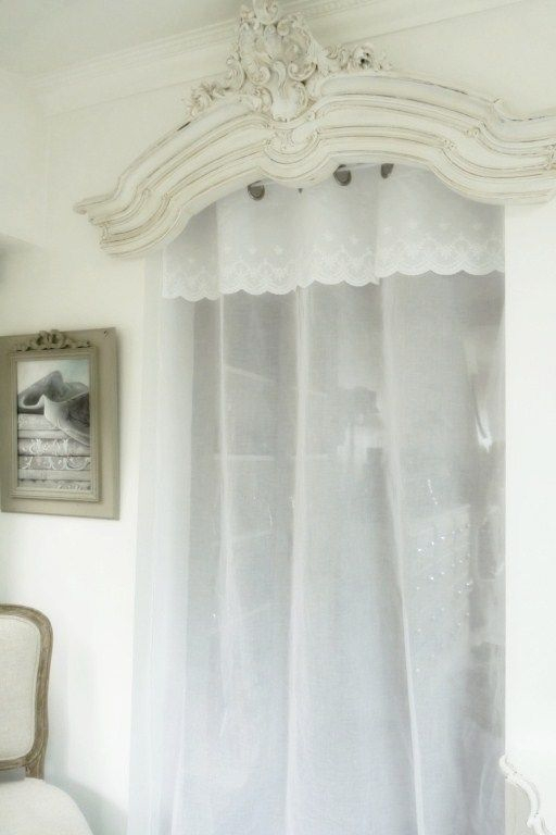 Rideaux, Rideau, Brodés, Voilages, Voilage, Brodé, Brise serapportantà Rideaux À Poser Sur Fenêtres