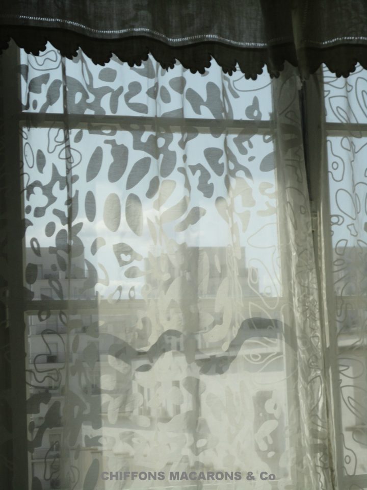 Rideaux Shabby Chic – Chiffons Macarons & Co dedans Rideaux Shabby Chic