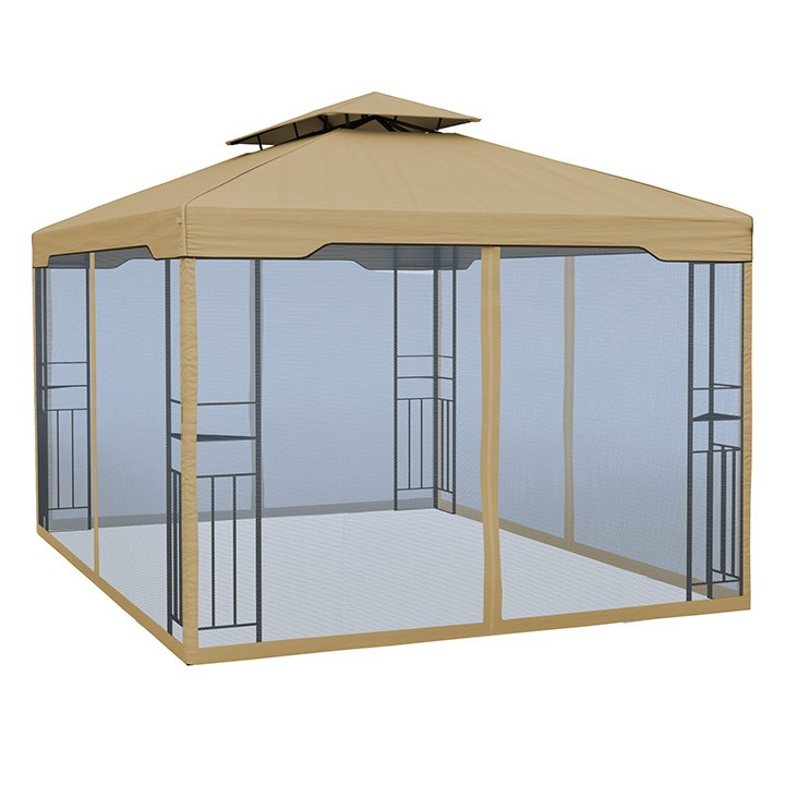 Rideaux Supplémentaires Pour Tonnelle Delux, 3X4 M à Rideaux Pour Tonnelle