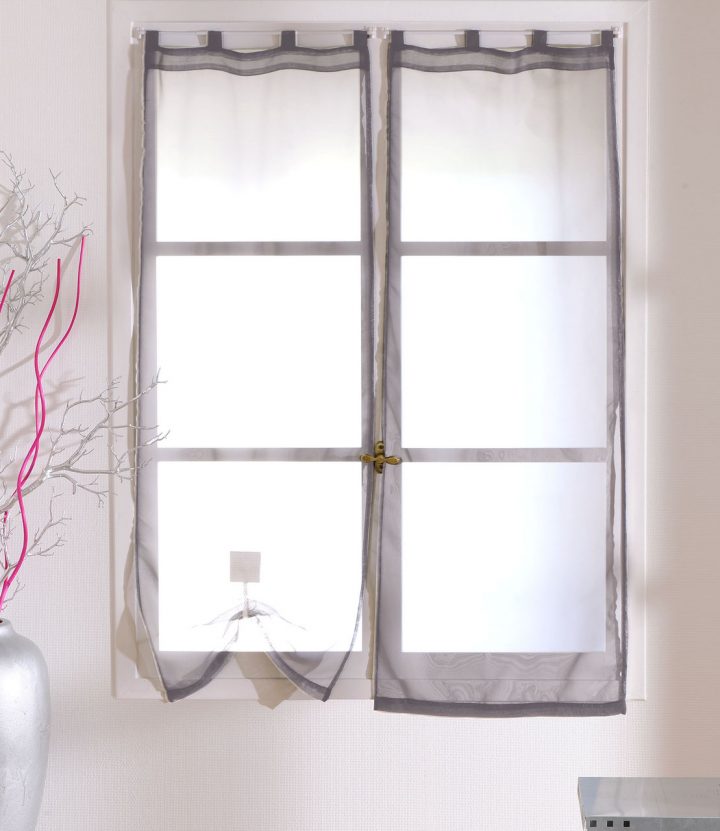 Rideaux Vitrages Pour Fenêtre & Porte-Fenêtre – Serge encequiconcerne Rideaux Fenetre 60X120