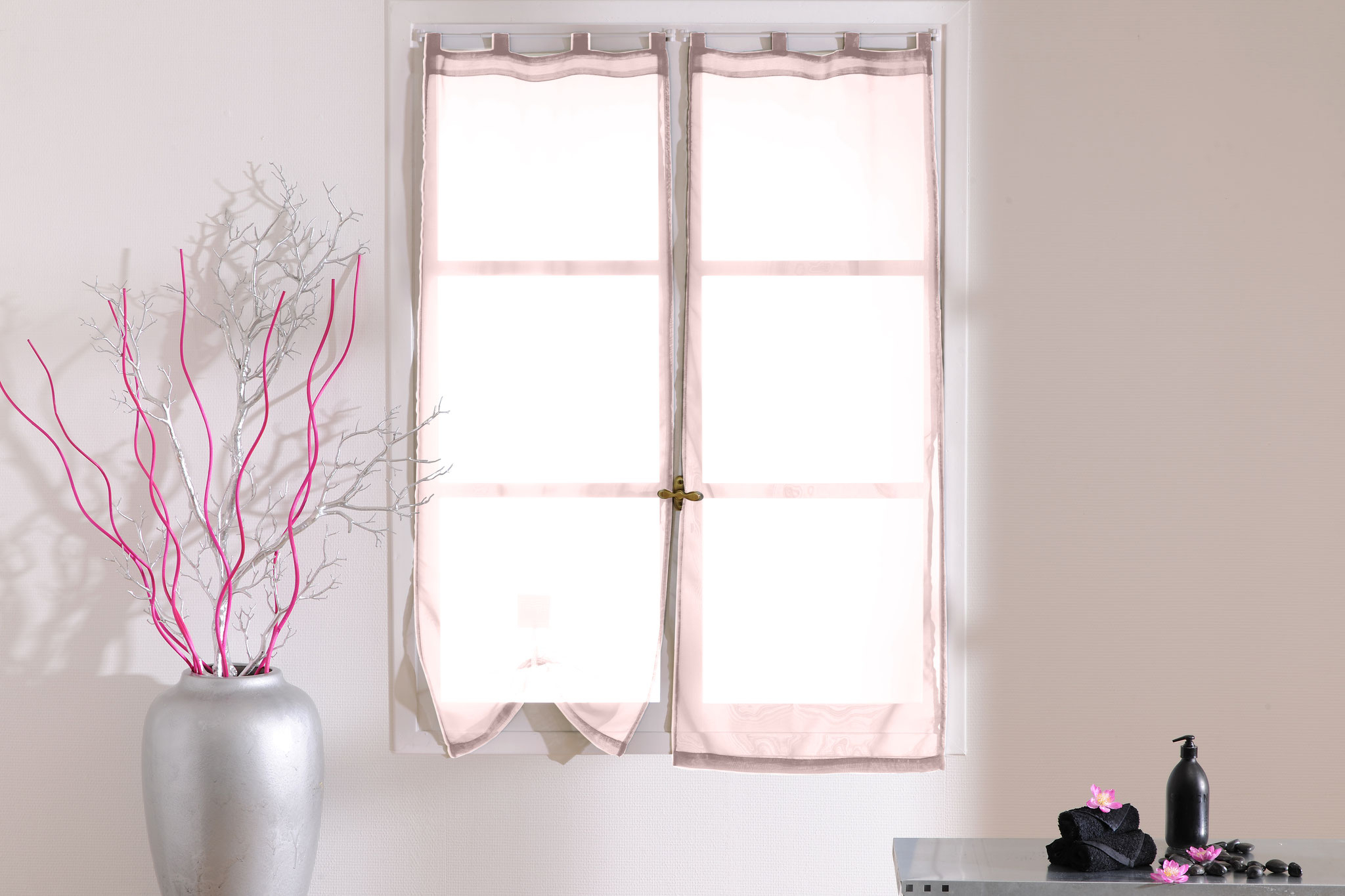 Rideaux Vitrages Pour Fenêtre & Porte-Fenêtre - Serge tout Rideaux Fenetre 60X120 Rideaux Vitrages Pour Fenêtre & Porte-Fenêtre - Serge tout Rideaux Fenetre 60X120