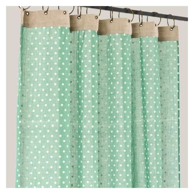 Rideaux Voilage À Pois En Fil D'Indienne, Boutique Cosy Deco. à Rideau En Fil
